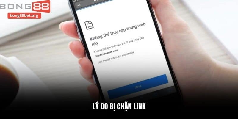 Lý do bị chặn link