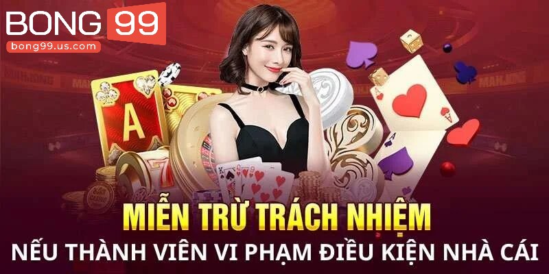 Miễn trừ trách nhiệm người chơi vi phạm